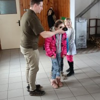 2023-02-21 Myslivecká beseda s družinou 2.B