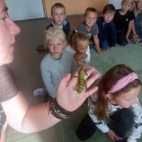 Návštěva zvířátek ze ZOO u prvňáčků