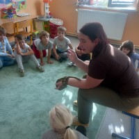Návštěva zvířátek ze ZOO u prvňáčků
