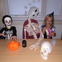 Včelky - halloweenské dopoledne