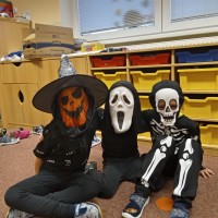 Včelky - halloweenské dopoledne